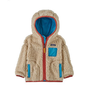 Girls Patagonia Jacket 4T Beige Blue